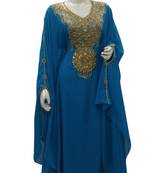 Phirozy Embroidered Georgette Islamic Kaftans With Zari & Stone Work