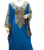 Phirozy Embroidered Georgette Islamic Kaftans With Zari & Stone Work
