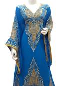 Phirozy Embroidered Georgette Islamic Kaftans With Zari & Stone Work