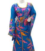 Phirozy Embroidered Georgette Islamic Kaftans With Zari & Stone Work