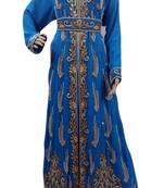 Phirozy Embroidered Georgette Islamic Kaftans With Zari & Stone Work
