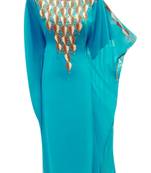 Phirozy Embroidered Georgette Islamic Kaftans With Zari & Stone Work
