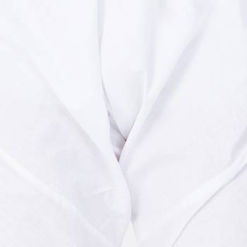 White Solid Silk Blend Boys Sherwani 6