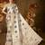 Cream Woven Cotton Silk Saree With Blouse