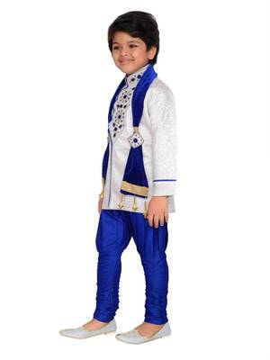 Kids Sherwani with Pyjama Set 3