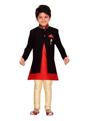 Kids Sherwani with Pyjama Set 1