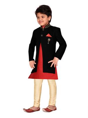 Kids Sherwani with Pyjama Set 3