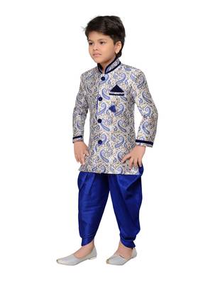 Kids Sherwani with Dhoti Set 3