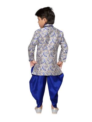 Kids Sherwani with Dhoti Set 4