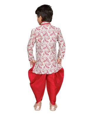 Kids Sherwani with Dhoti Set 4