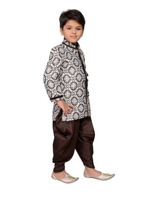 Kids Sherwani with Dhoti Set 2