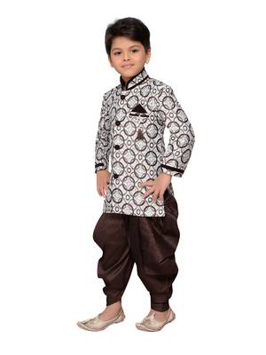 Kids Sherwani with Dhoti Set 3