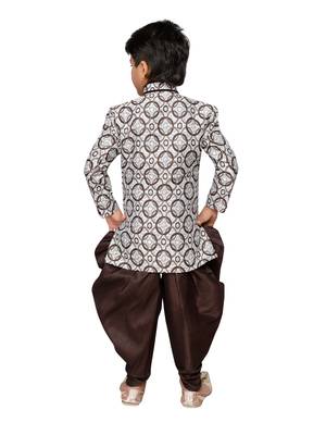 Kids Sherwani with Dhoti Set 4