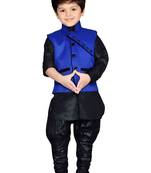 Kids Partywear Kurta Pyjama and Waistcoat Set