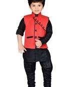 Kids Partywear Kurta Pyjama and Waistcoat Set