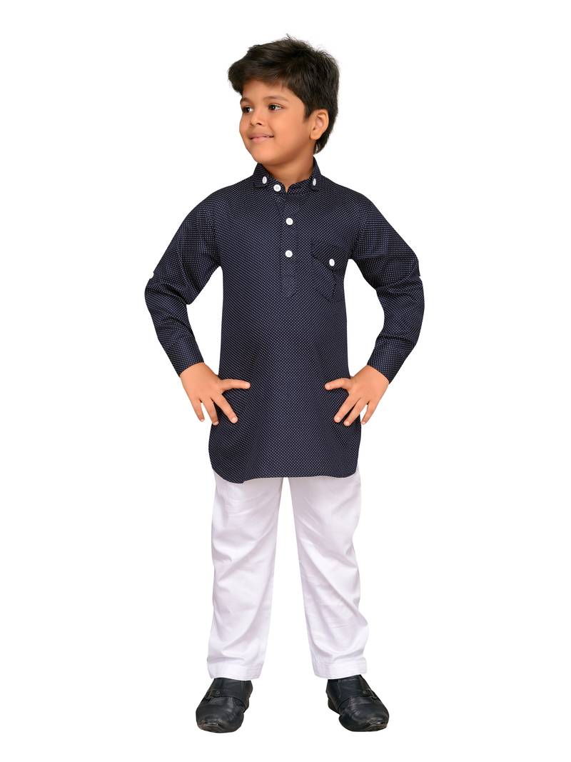Kids Pathani Kurta Pyjama Set