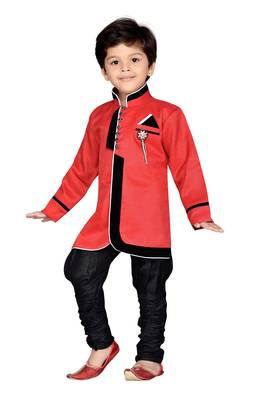 Kids Sherwani with Pyjama Set 3