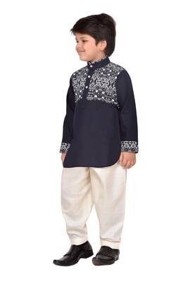 Kids Pathani Kurta Pyjama Set 3