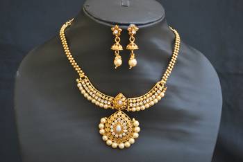 Rose gold pearl and 1