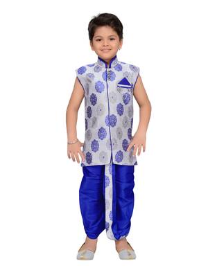 Kids Traditional Angrakha with Dhoti 1