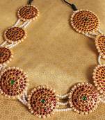 Beautiful Kemp Green Pearl Designer Hair Jewel 