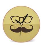 Twirl Times Wooden 2 in 1 Table cum Wall Clock by Engrave