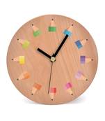 Sharp Wooden 2 in 1 Table cum Wall Clock by Engrave