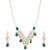 Green diamond necklaces