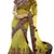 Multicolor Net And Brocade And Dupatta Net Embroidered And Stone Work Unstitched Lehenga Choli