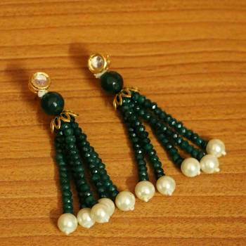 Green Onyx Danglers-Drops 1
