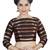 Women's Brown Color Stripe Readymade Blouse