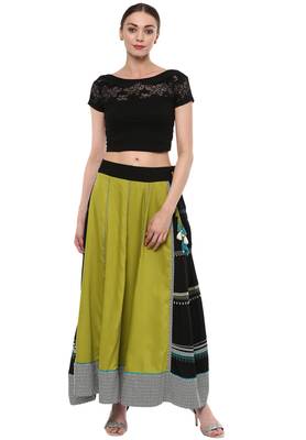 Black Cotton Lycra Stretchable Readymade Free Size Blouse For Women 2