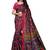 Blue Printed Kashmiri Silk Saree With Blouse
