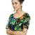 Women's Banglori Silk Blue & Green Princess Cut Readymade Blouse