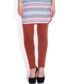 Red Cotton Lycra plain Cotton Lycra leggings