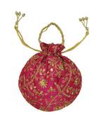 Pink Raw Silk clutches