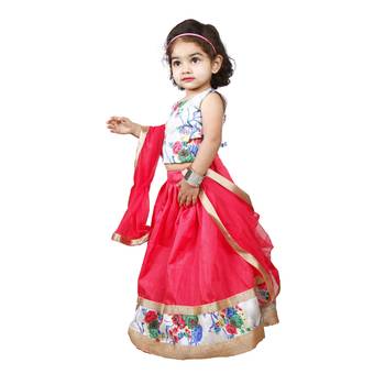 Pink Embroidered Silk Stitched Lehenga 2