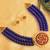 Beautiful Handmade Blue Agate Designer Necklace Set