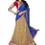 Multicolor Net And Dupatta Chiffon Embroidered Work Unstitched Lehenga Choli