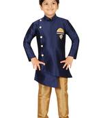Multicolor Shree Shubh Boy's Ethnic Kurta Payjama Set
