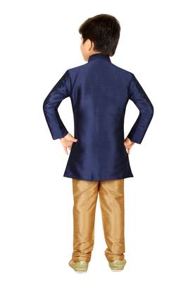 Multicolor Shree Shubh Boy's Ethnic Kurta Payjama Set 4