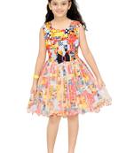 Trendy Girls Party Wear Cotton Frock