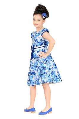 Trendy Girls Party Wear Cotton Frock 2