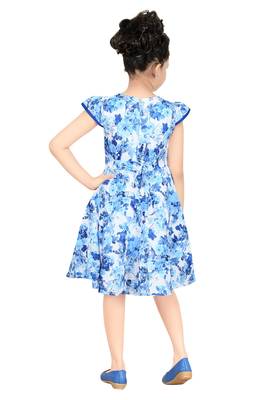 Trendy Girls Party Wear Cotton Frock 4