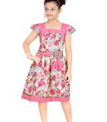 Trendy Girls Party Wear Cotton Frock