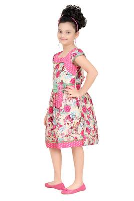 Trendy Girls Party Wear Cotton Frock 3
