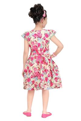 Trendy Girls Party Wear Cotton Frock 4