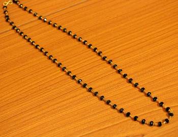 Black Crystal Necklaces 1
