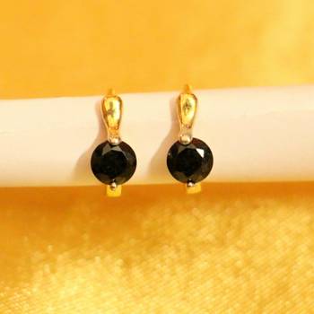 Black Onyx Hoops 1
