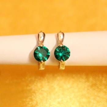 Green Onyx Hoops 1